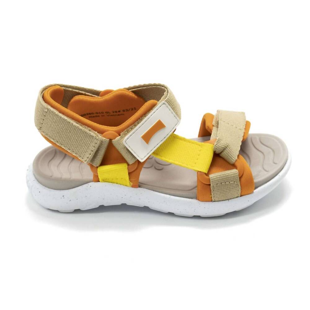 NEW CAMPER kid's wous slingback strap sandals in multicolor